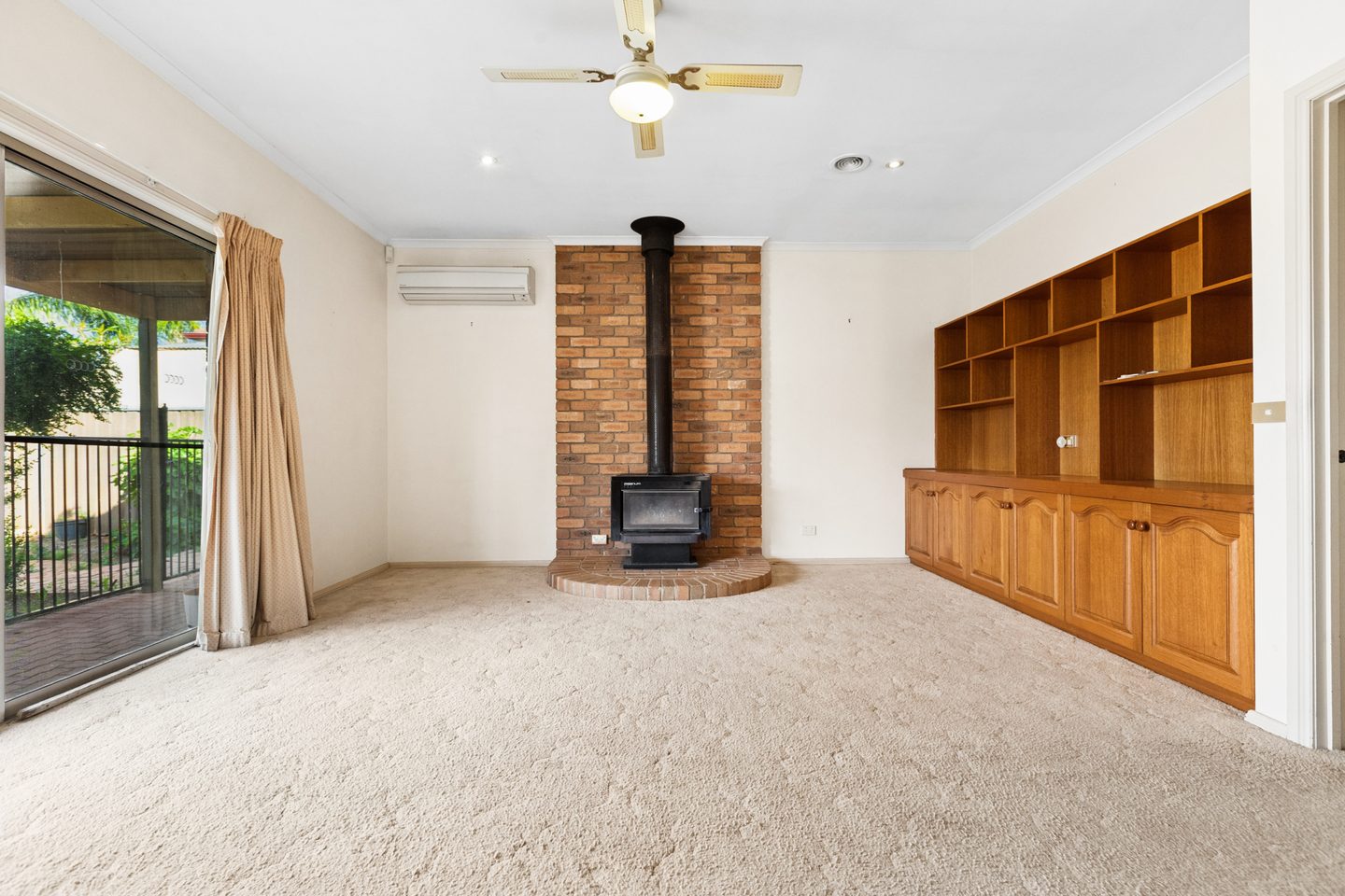 Family room and built-in cabinetry