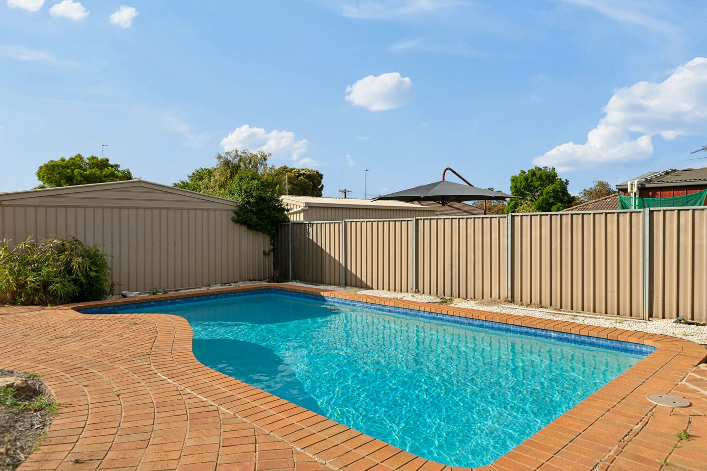 The inground pool