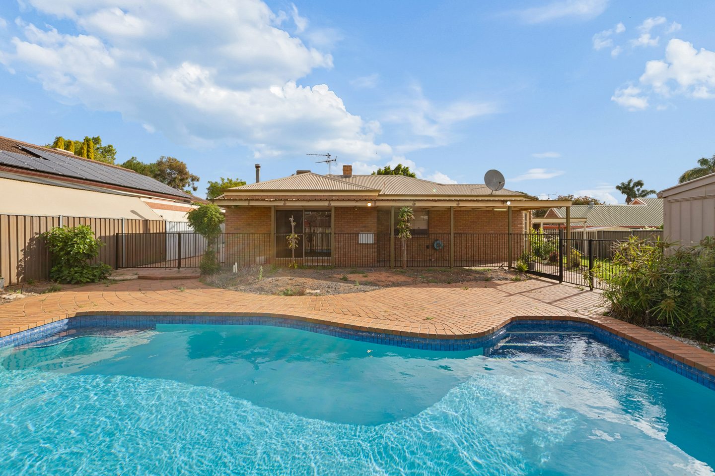 Pool and covered outdoor area